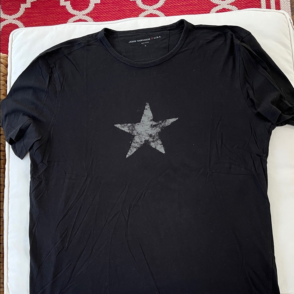 John Varvatos Black Star Tee